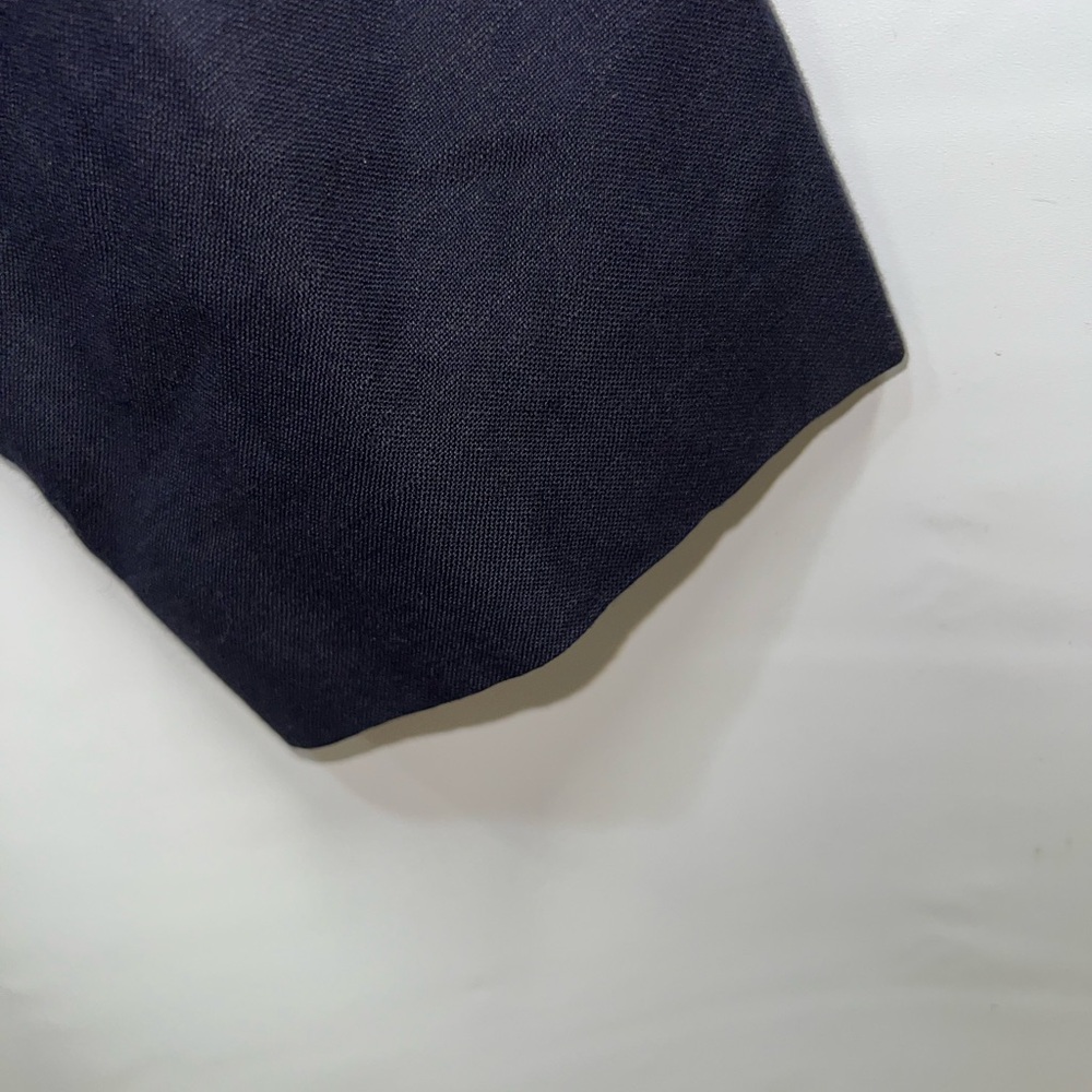 Levine Classics Trench Coat Women’s Sz 12 Blue Cotton Blend Pockets - Picture 8 of 15